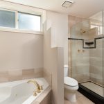 Master Bath, radiant floors, jetted soaking tub, double size shower with 2 shower heads.